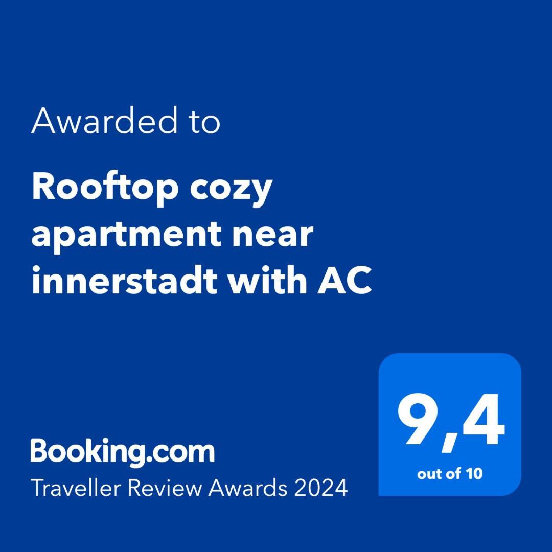 Rooftop Cozy Apartment Near Innerstadt With Ac Vienna Exterior photo